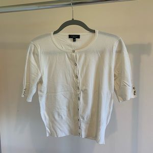 Spense Knit Short-Sleeve Cardigan